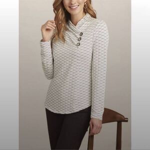 Habitat Blurred Lines Textured Blouse